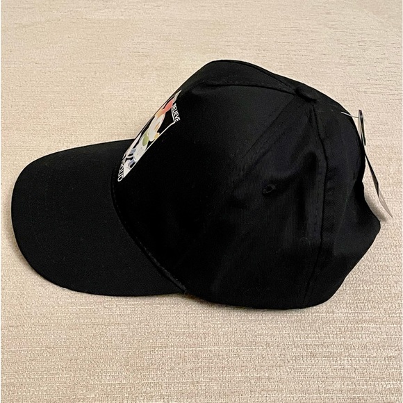 DISNEY Mickey Mouse LOVE Pride Black Snapback Cap Hat Berkshire Rainbow - Picture 3 of 8